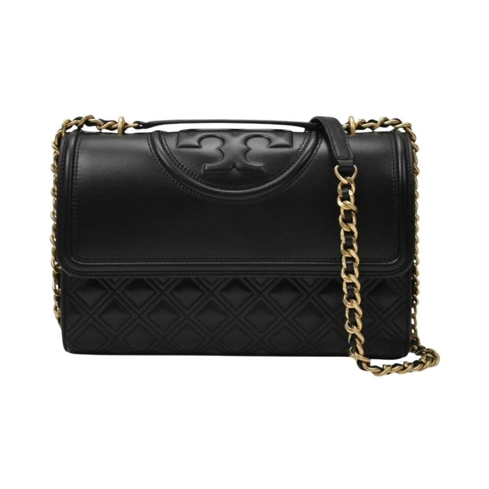 TORY BURCH Fleming Convertible Schoudertas Black Dames