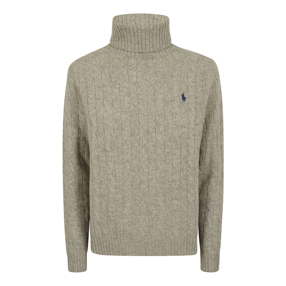 Polo Ralph Lauren Vintage Lange Mouw Pullover Sweater Gray Dames
