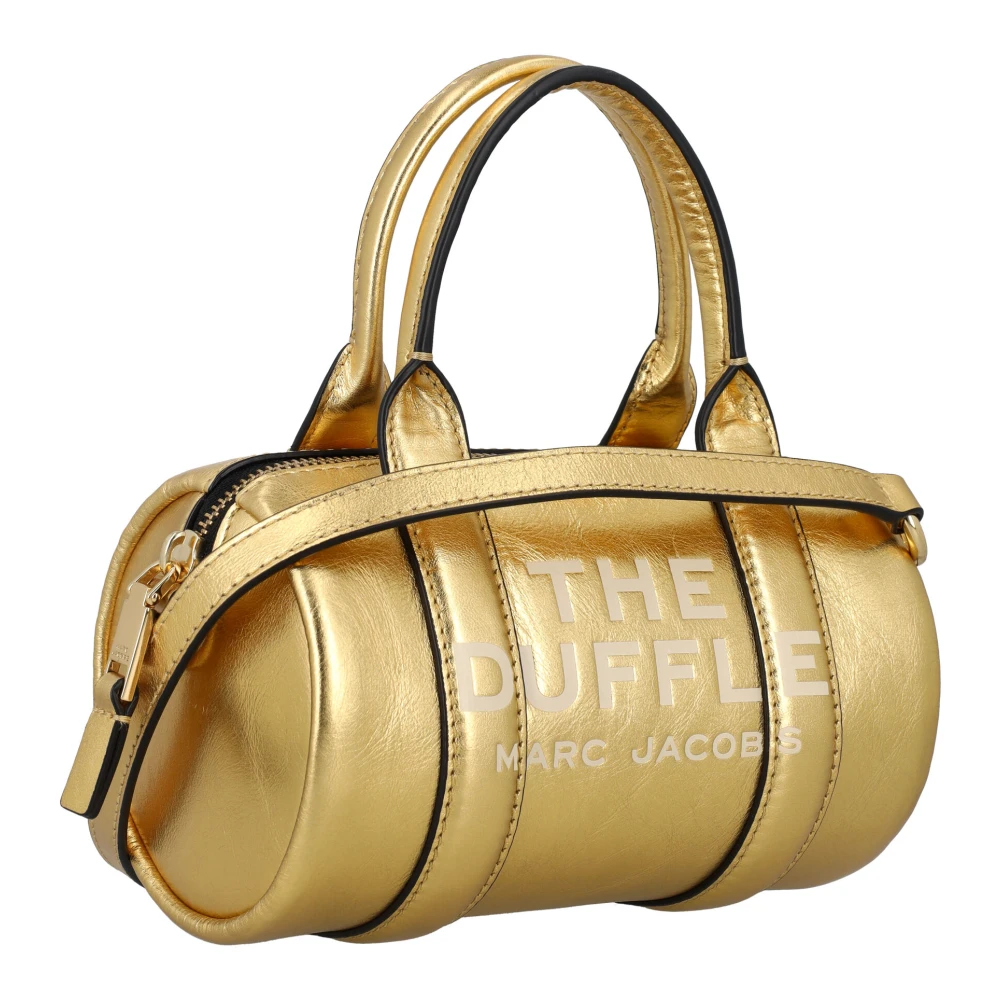 Marc Jacobs Metallic Mini Duffle Schoudertas Yellow Dames