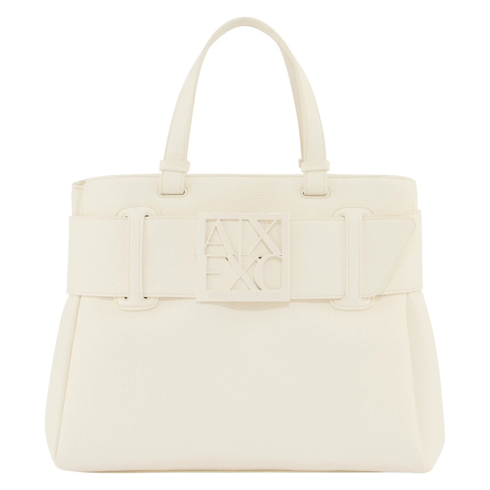 Armani Exchange Vrouw Beige Tassen Dames, One Size, Tote Bag