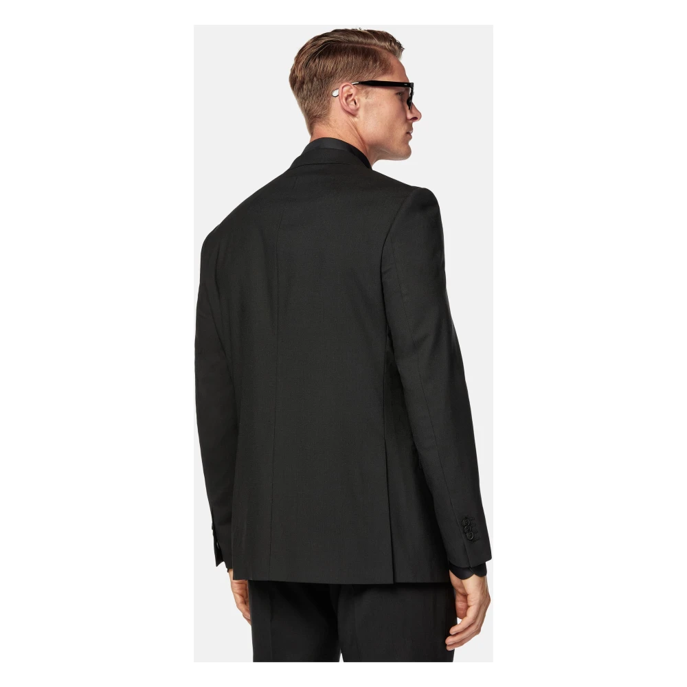 Boggi Milano Wol Stretch Pak Anversa Black Heren