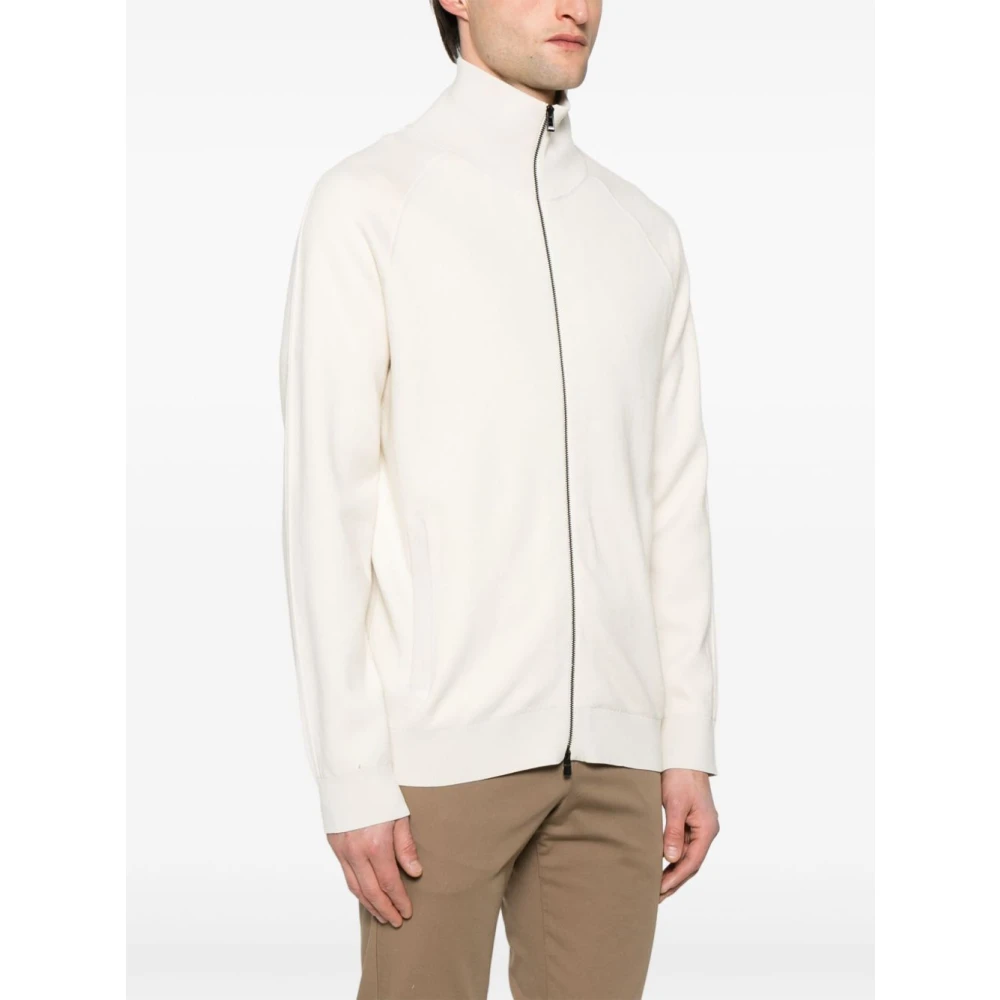 Hugo Boss Stijlvolle Sweaters Collectie White Heren