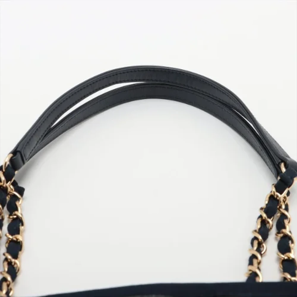 Chanel Vintage Pre-owned Denim chanel-bags Blue Dames
