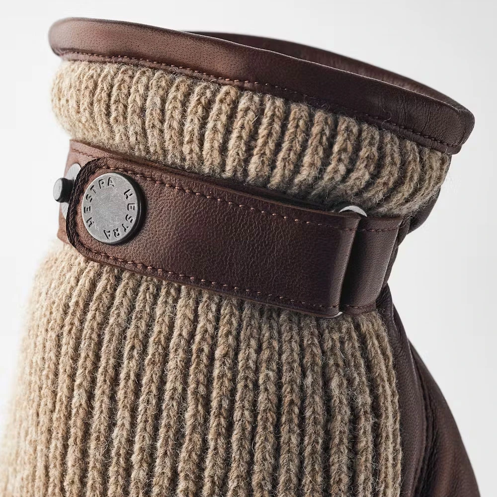 Hestra Sportieve Leren Handschoenen Lichtbruin Brown Unisex