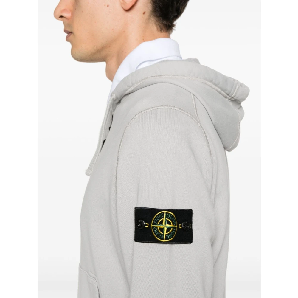 Stone Island Grijze Trui voor Mannen Gray Heren