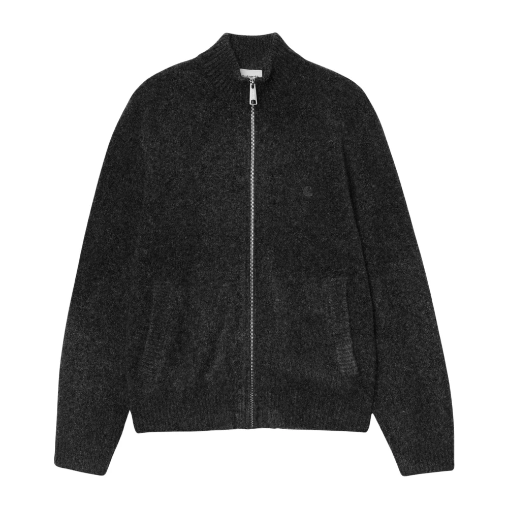 Carhartt Wip Uomo Grigio - 'Curtis' Jacket - Knitwear - M - Immagine 4