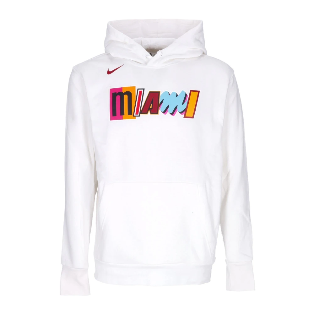 Nike City Edition Essential Fleece Hoodie White Heren