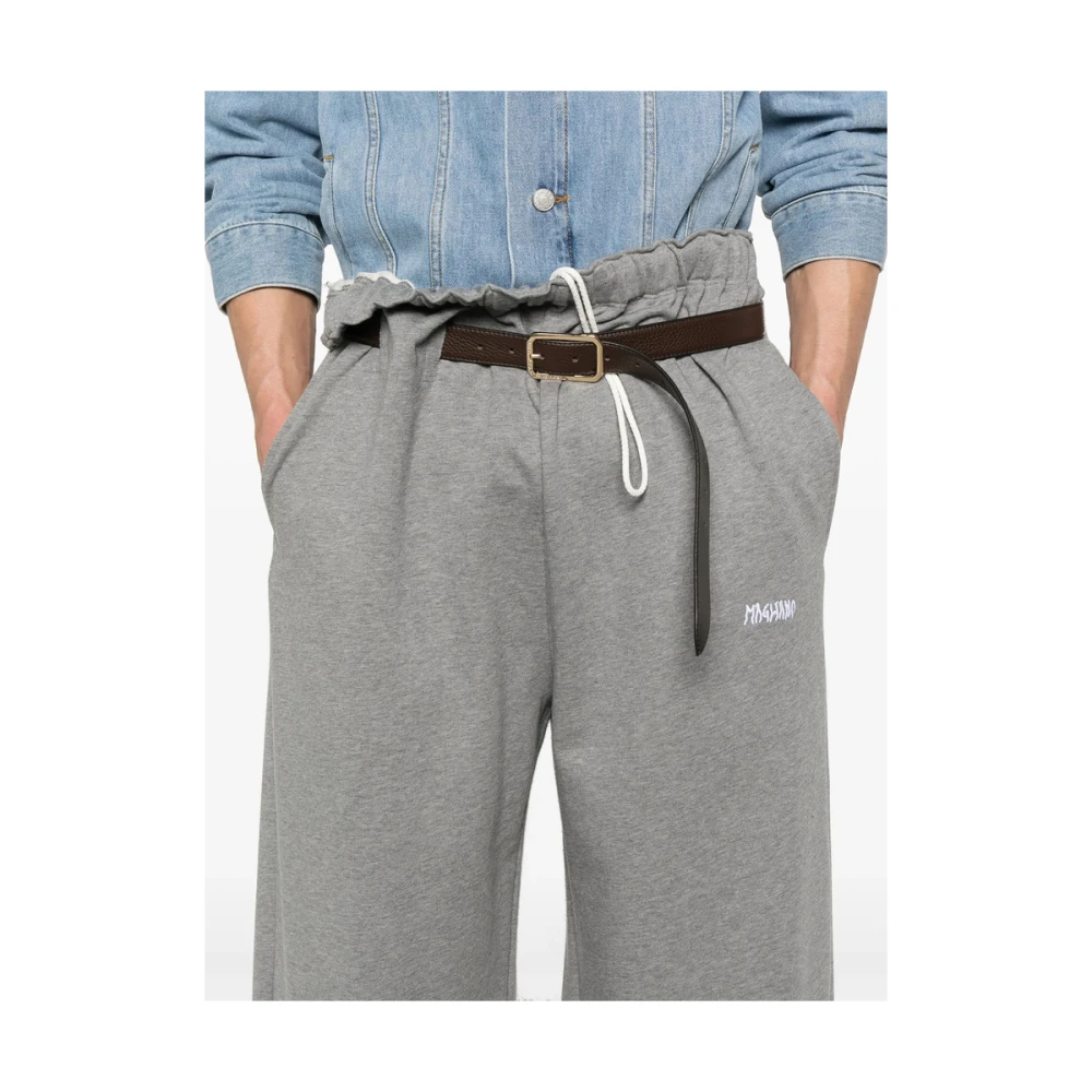 Magliano Grijze Elastische Shorts met Trekkoord in de Taille Gray Heren