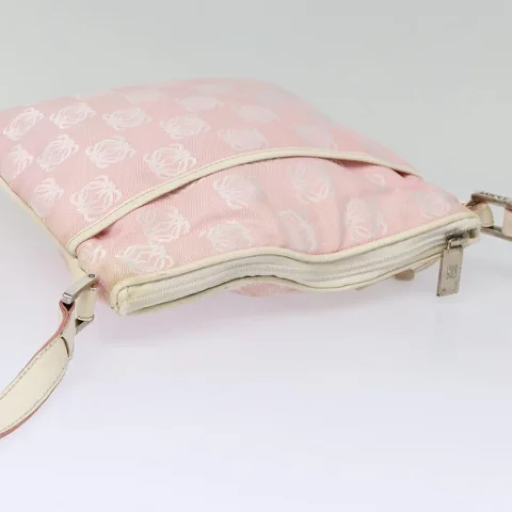 Loewe Pre-owned Canvas shoulder-bags Pink Dames