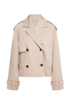 RICKIE CROPPED TRENCH