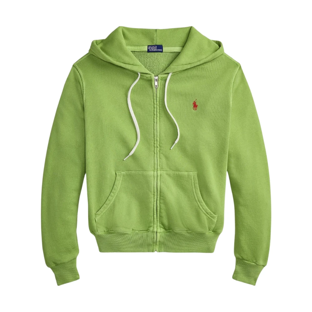 Polo Ralph Lauren Women's Green Zip-Throughs, Xs, Knit Full