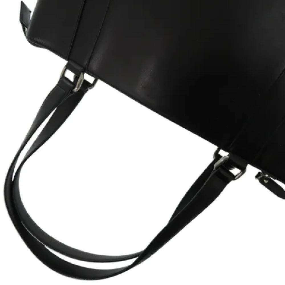 Burberry Vintage Pre-owned Leather handbags Black Dames