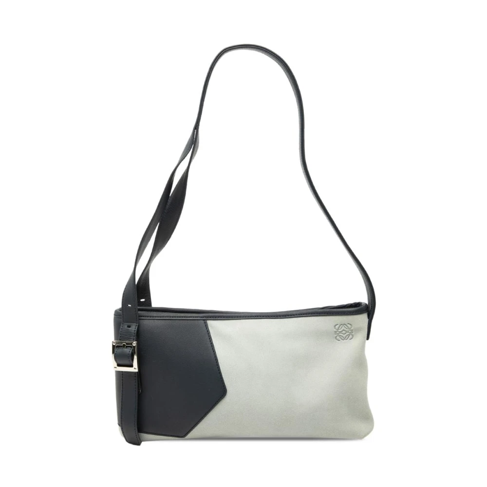 Loewe Pre-Owned Women's Gray Pre-Owned Structured Shoulder Bag
