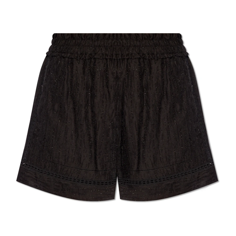 IRO Davinia jacquard shorts Black Dames