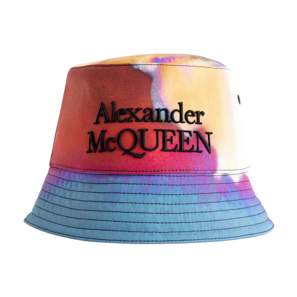 Alexander mcqueen Luminous Flower Bucket Hat Red Heren
