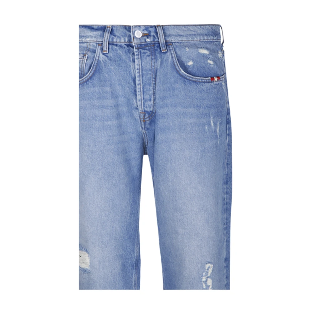 Amish Denim Jeans voor Mannen Blue Heren
