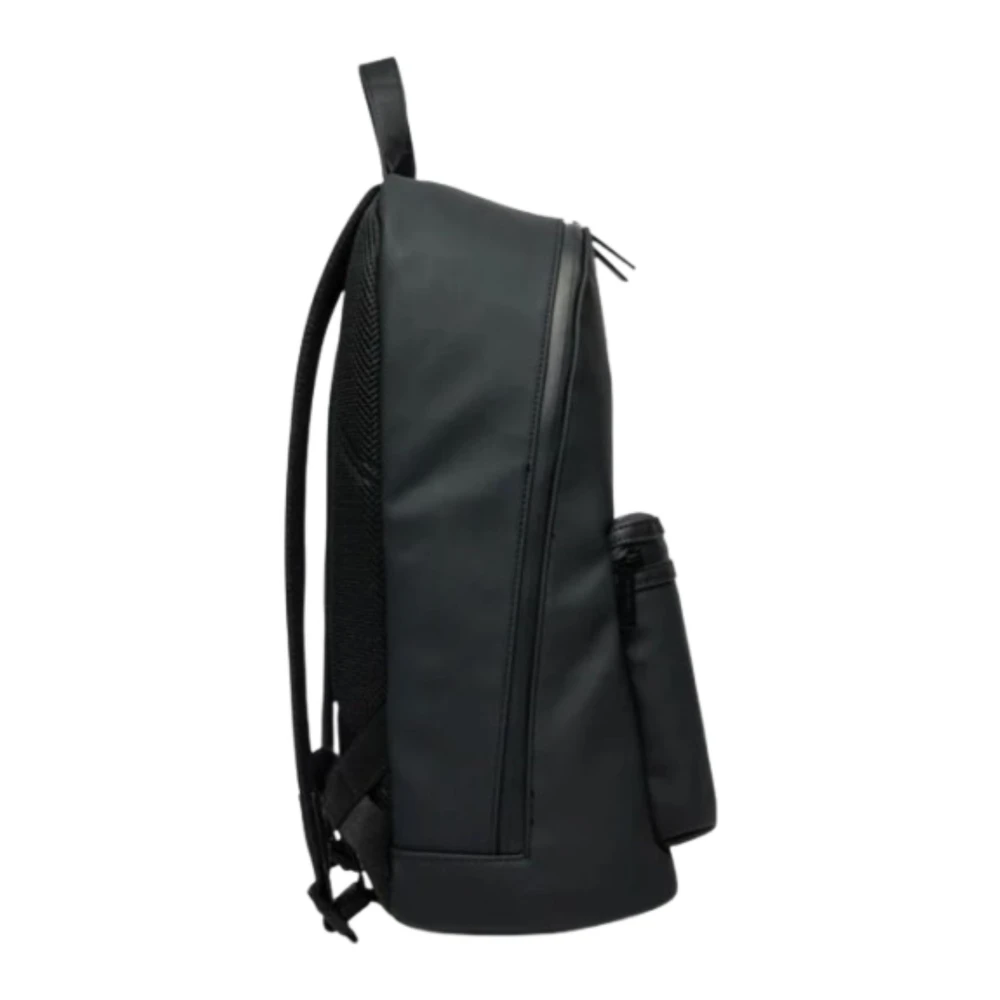 Calvin Klein Essentiële Ronde Rubberen Rugzak voor Mannen Black Heren