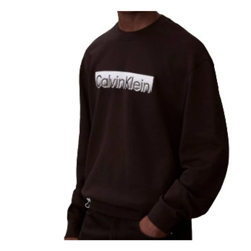 Calvin Klein Men's Black Jumpers - Sweatshirts - L - Sweatshirts & Hoodies