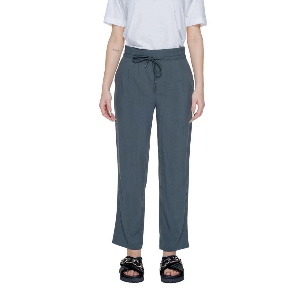 Street One Groene Viscose Jeans & Broek Blue Dames