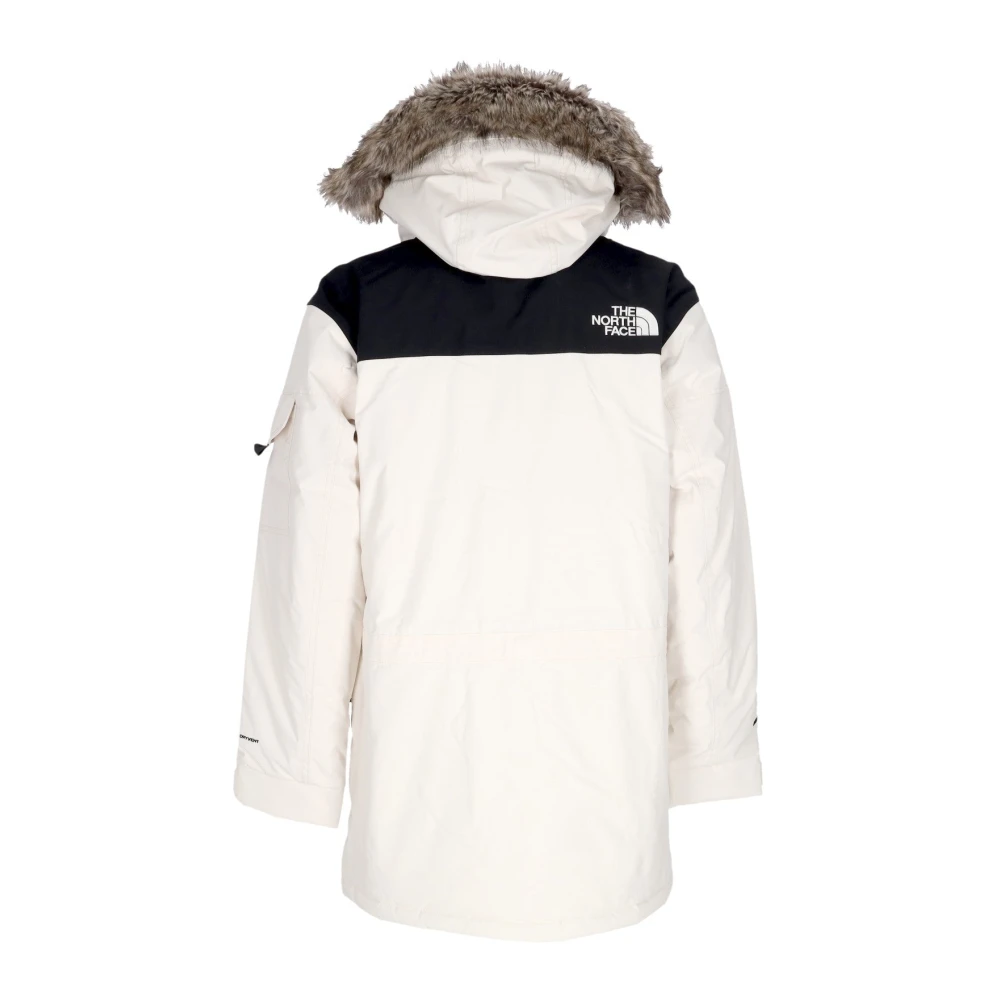 The North Face Gardenia White Black Lange Donsjas White Heren