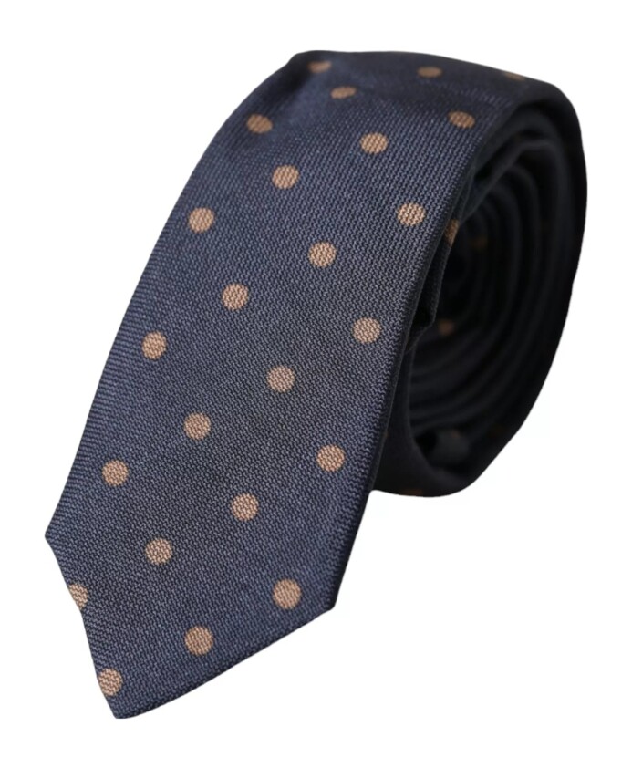 cravate-en-soie-noire-a-pois-pour-hommes