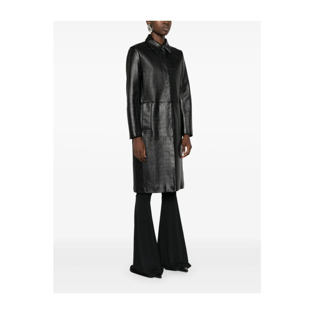 Calvin Klein Zwarte Jassen Mantels voor Vrouwen Black Dames