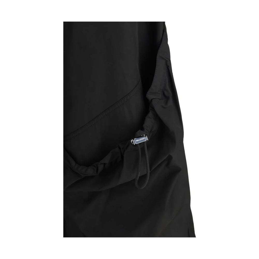The Attico Nylon Cargo Broek Urban Stijl Black Dames