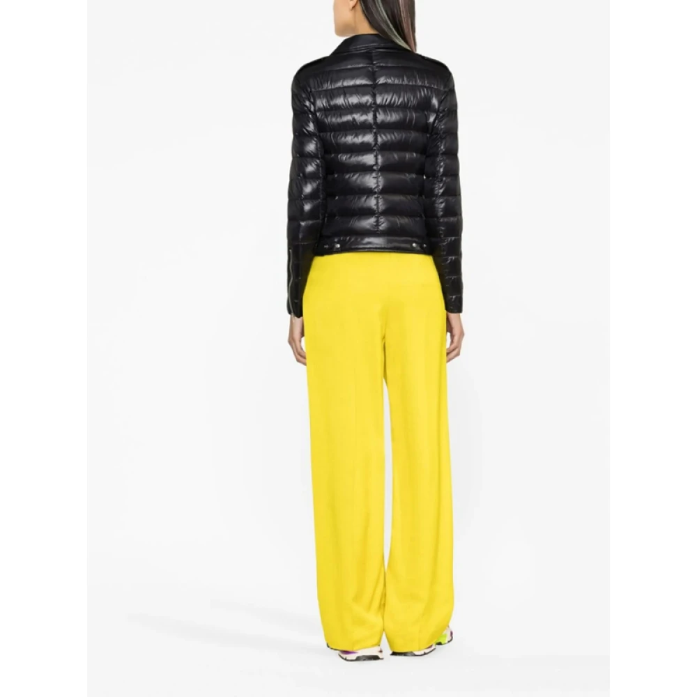 Herno Gewatteerd Jack met Off-Center Rits Black Dames