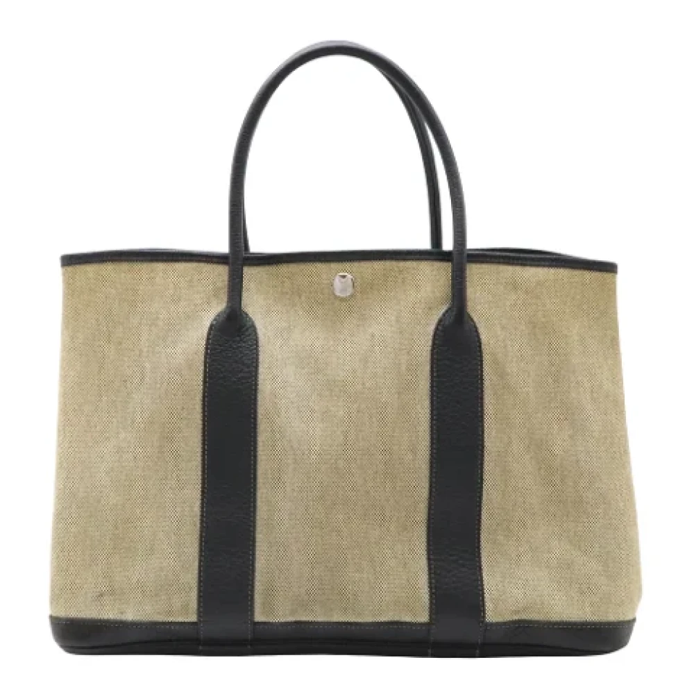 Hermès Vintage Pre-owned Canvas totes Beige Dames