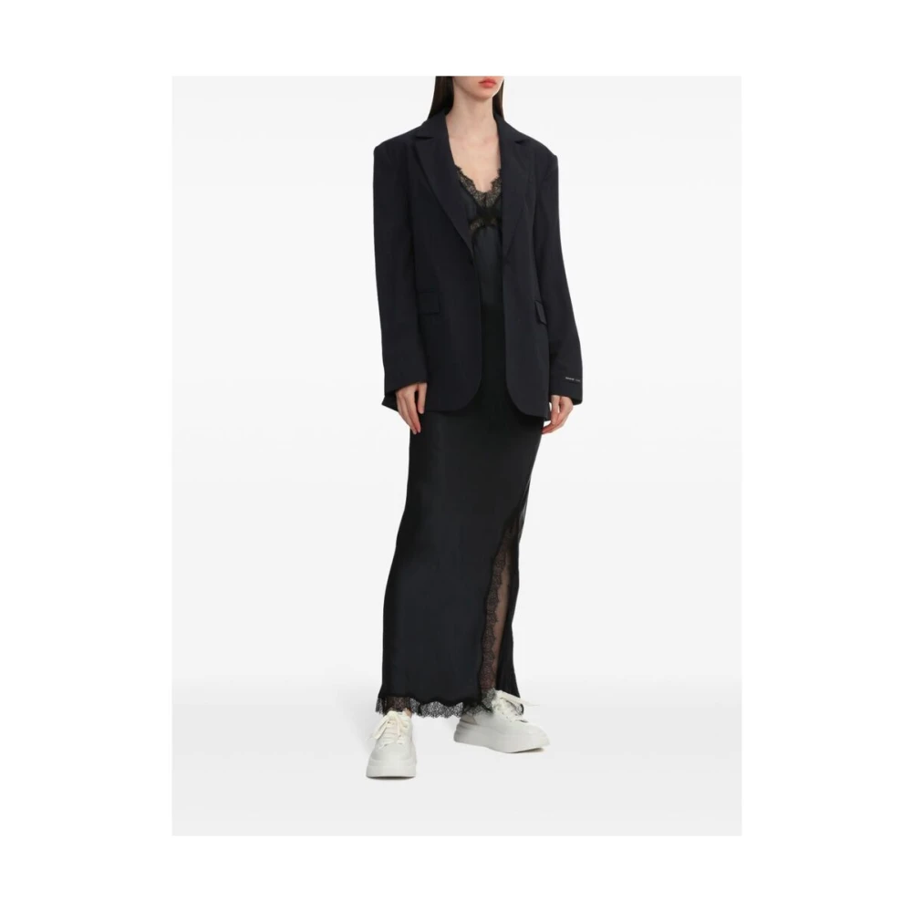 Birgitte Herskind Navy Blue Polyester Blend Jacket Blue Dames