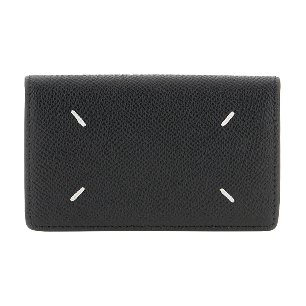 Maison Margiela Black Wallets & Cardholders, Female, One Size, Stylish Wallet With Multiple Compartments