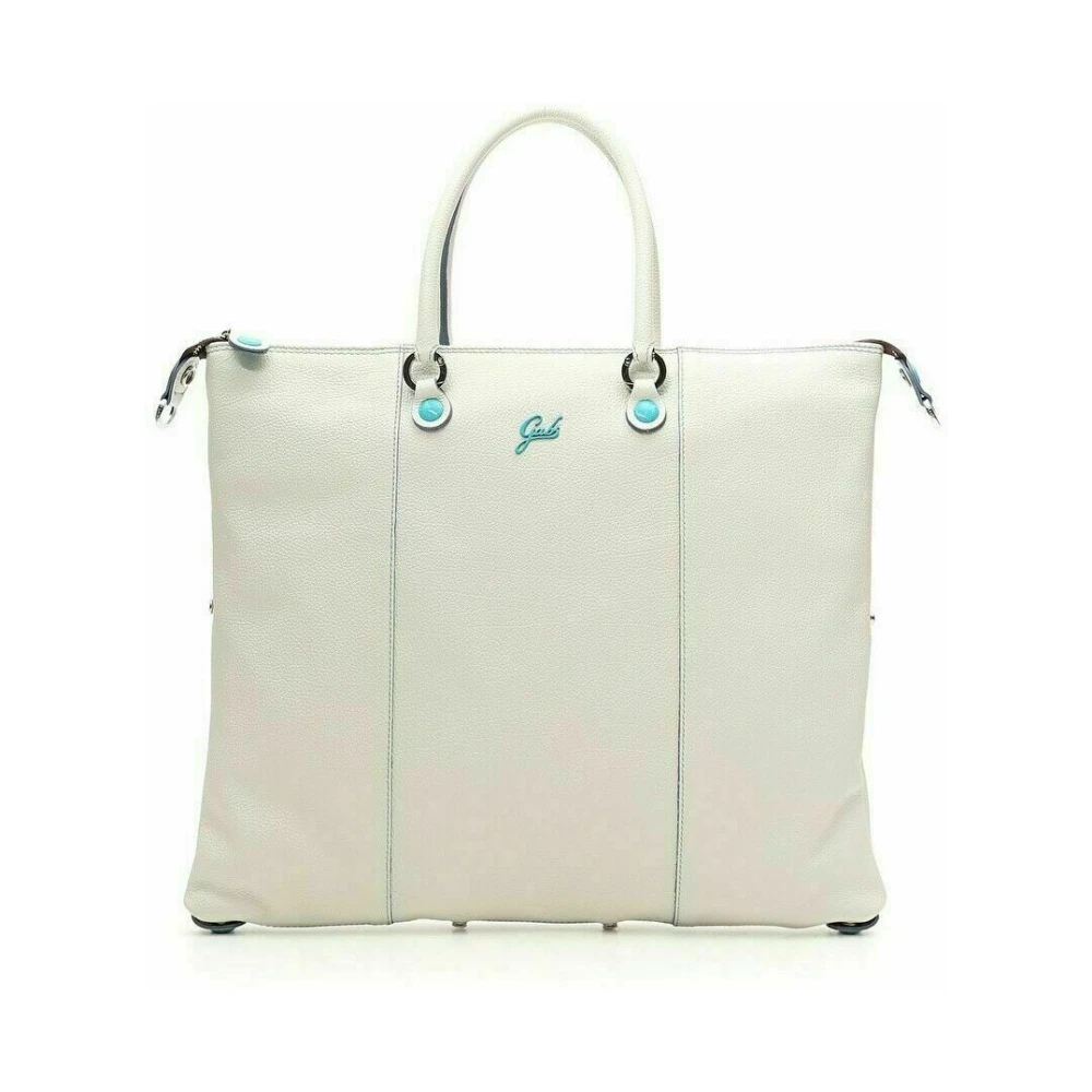Gabs Women's White Shopping Bags, One Size, Convertible Leather Shopper Bag