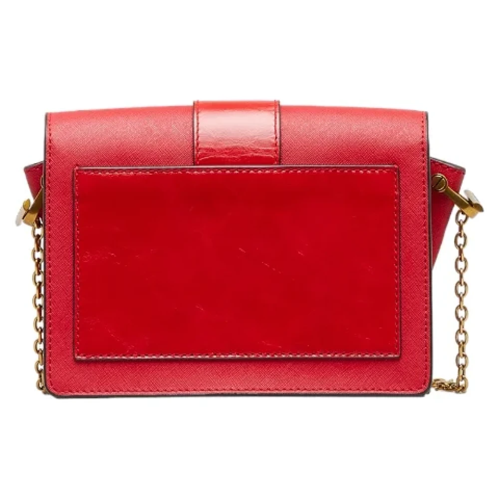 Michael Kors Pre-owned Leather shoulder-bags Red Dames