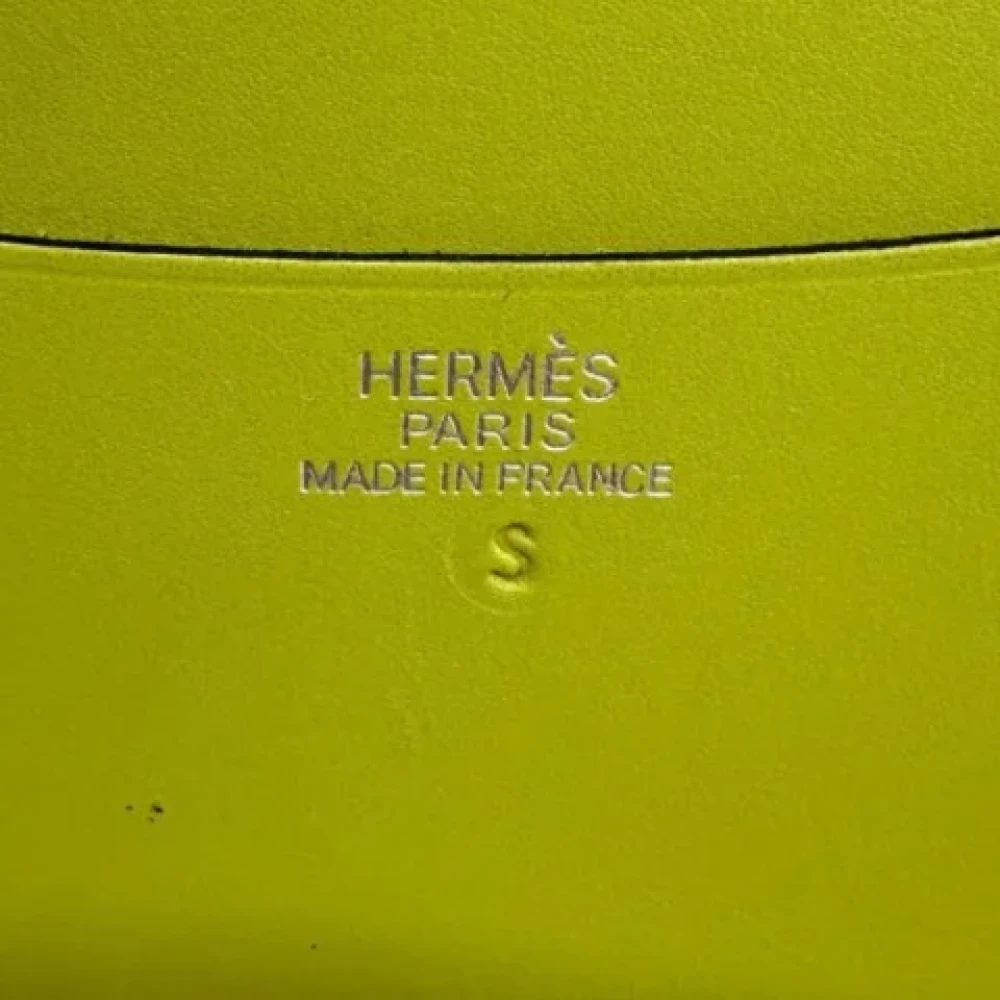 Hermès Vintage Pre-owned Leather wallets Green Dames