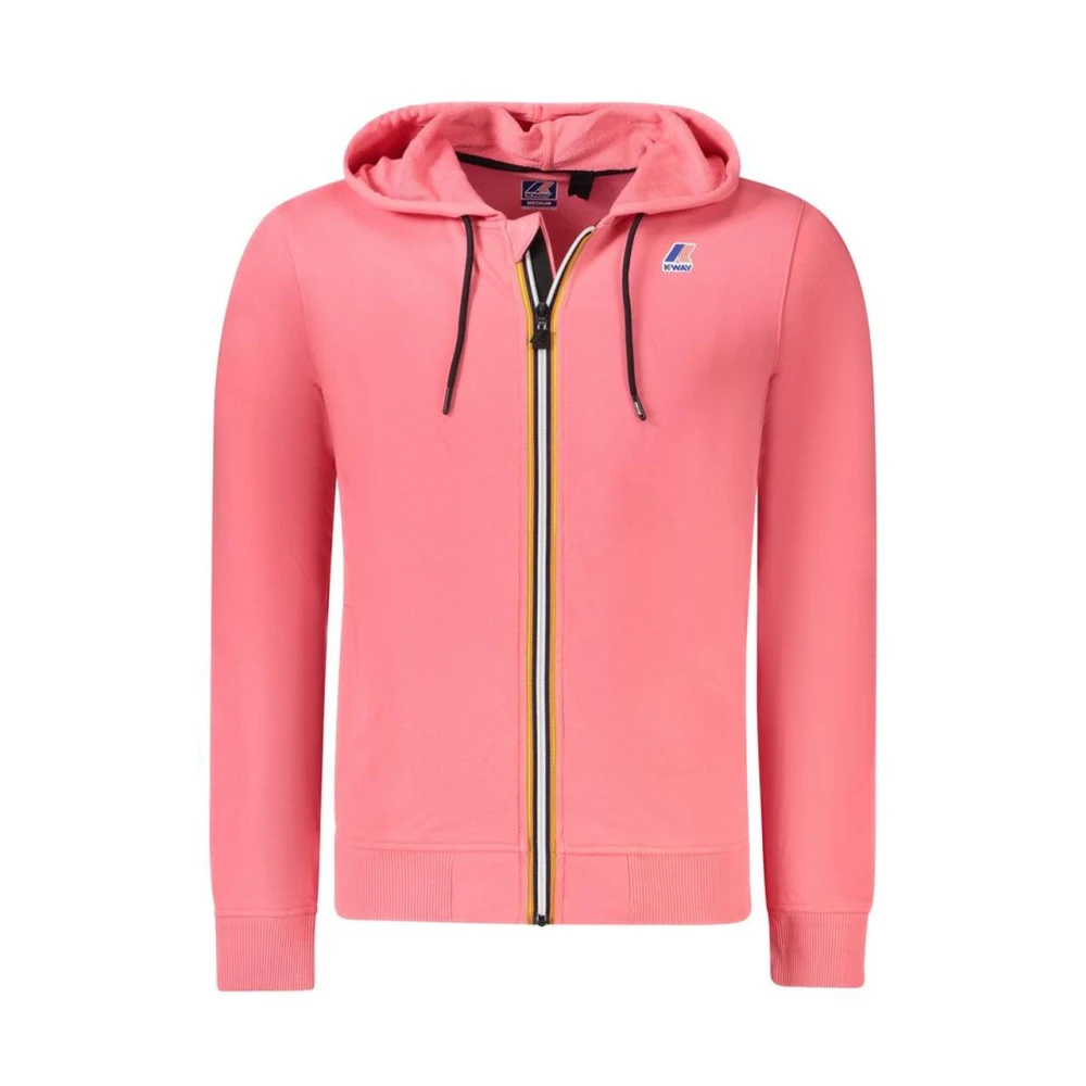 K-Way Herren Rosa Sweatshirts & Hoodies, Xsgröße: