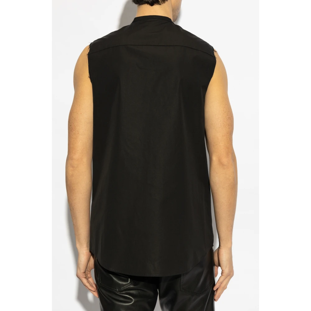 Dsquared2 Mouwloos shirt Black Heren