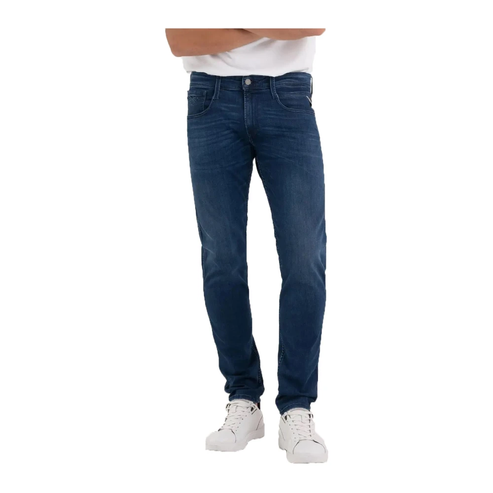 Replay Slim-fit Jeans Blue Heren