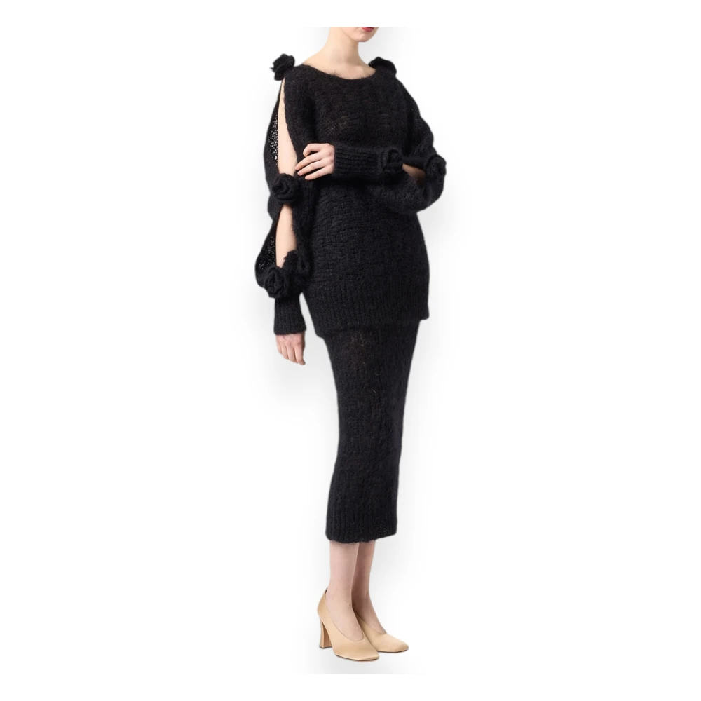 Blumarine Kimono Sweater voor vrouwen Black Dames