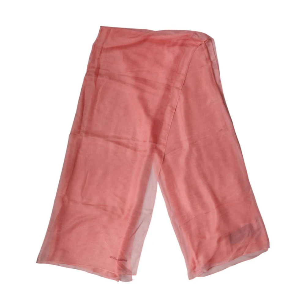 Dolce & Gabbana Mannelijk Roze Accessoires Heren, One Size, Cashmere Nek Wrap Sjaal