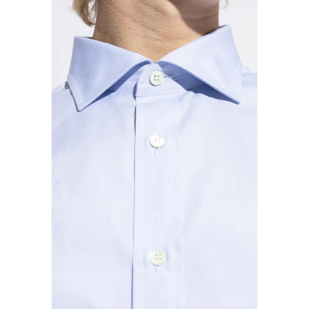 Brioni Klassiek Overhemd Blue Heren