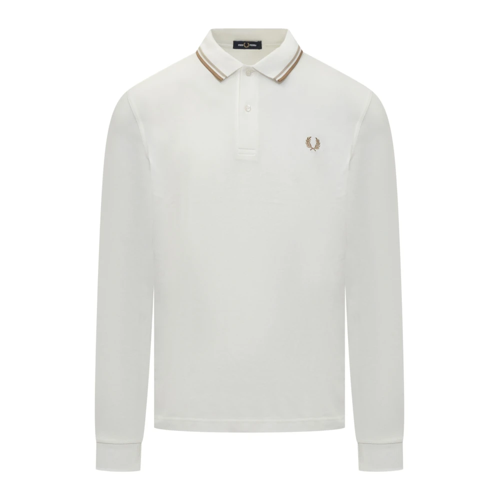 Fred Perry Twin Shirt voor Mannen Beige Heren