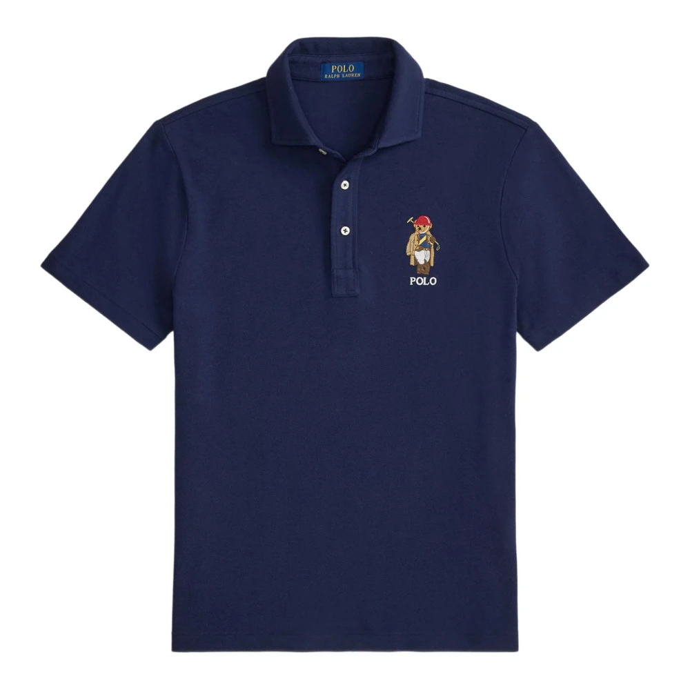 Ralph Lauren Men's Blue Polo Shirts, Xl, Polo Bear Polo Shirt