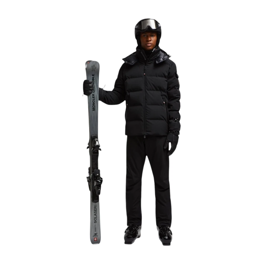 Moncler Ski-jas met capuchon Black Heren