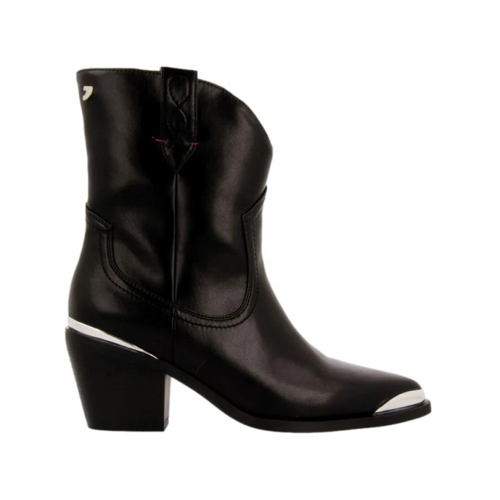 Gioseppo Roslyn Cowboy Boot Black, Dam