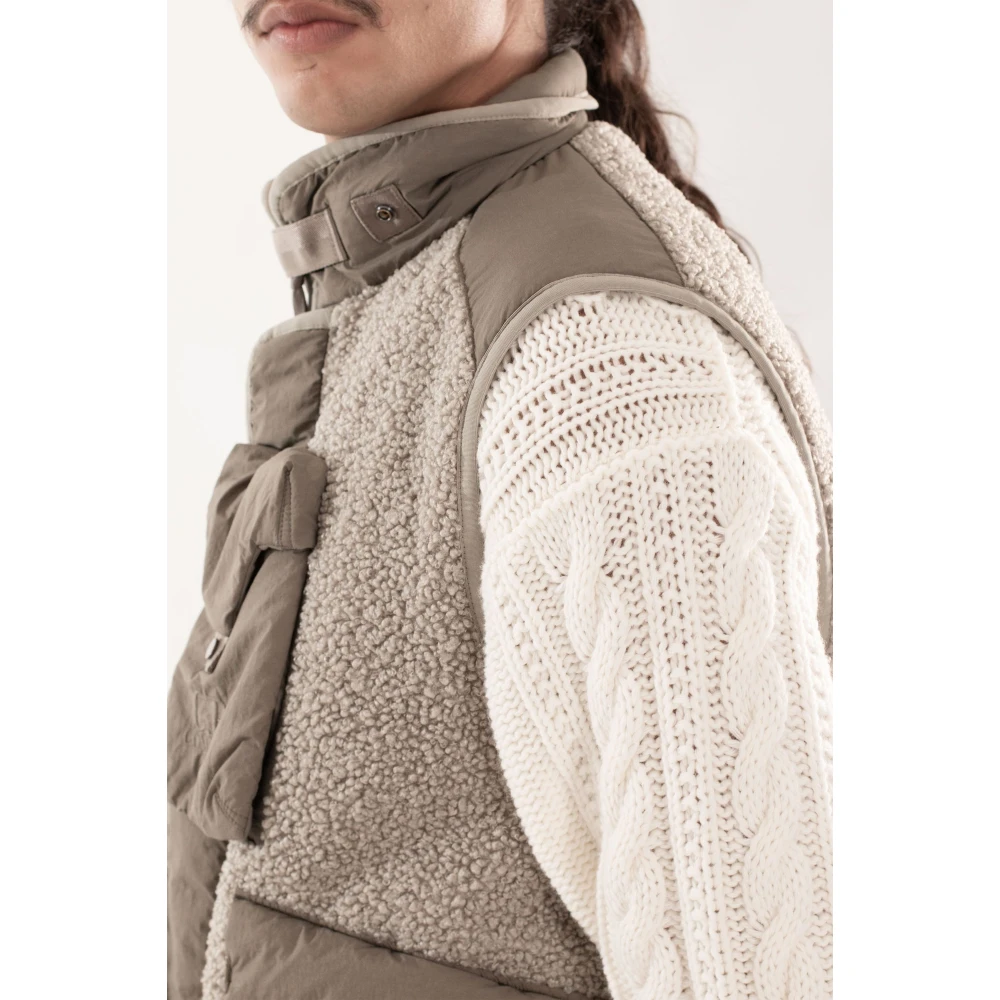C.P. Company Gemengd Polar Shell Vest Beige Heren