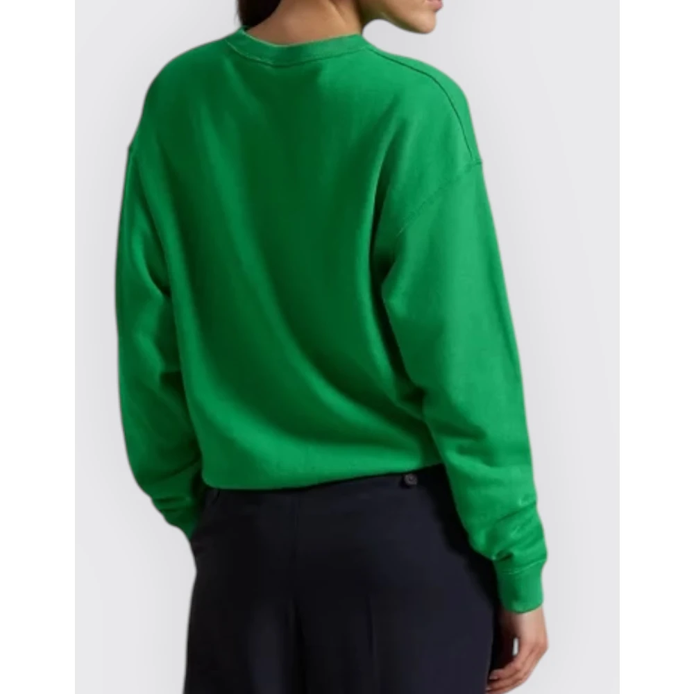 Polo Ralph Lauren Fleece Sweater Ronde Hals Green Dames