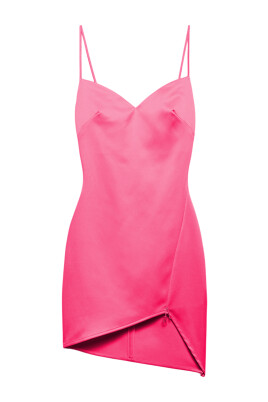 red-satin-mini-dress-sweetheart-neckline