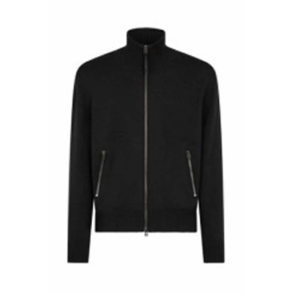 Tom Ford Herren Schwarz Sweatshirts & Hoodies, K, Lgröße: