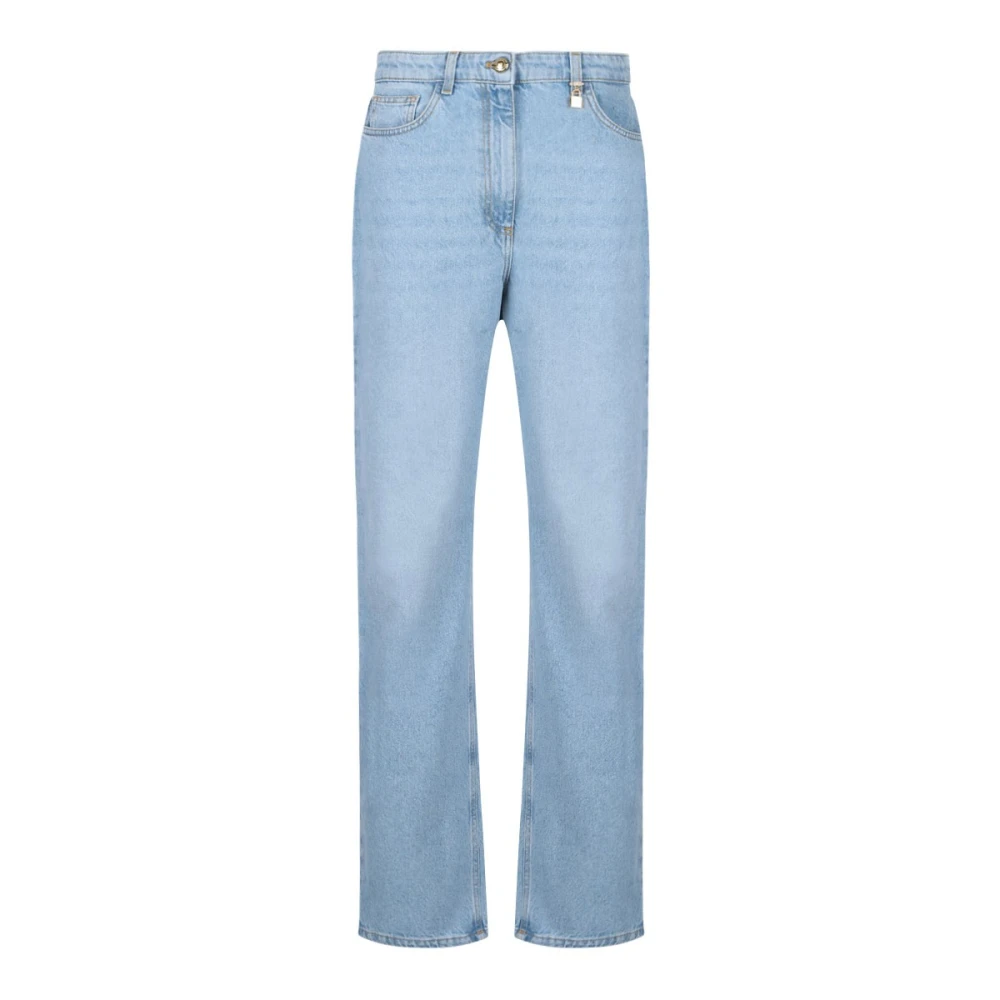 Elisabetta Franchi Lichtblauwe Boyfriend Jeans Blue Dames