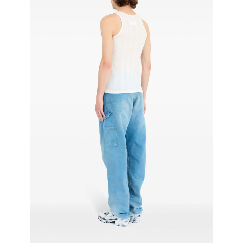 Maison Margiela Beige Top met Stijl Beige Heren